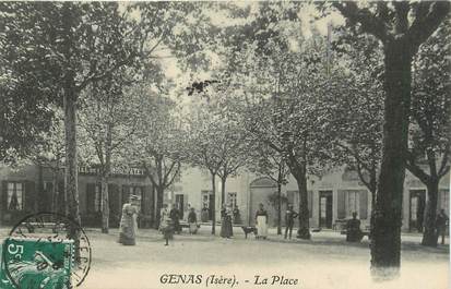 .CPA FRANCE 69 " Genas, La place"