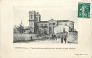 69 RhÔne .CPA FRANCE 69 " Givors, Vue extérieure de l'église St Nicolas et rue Denfert"