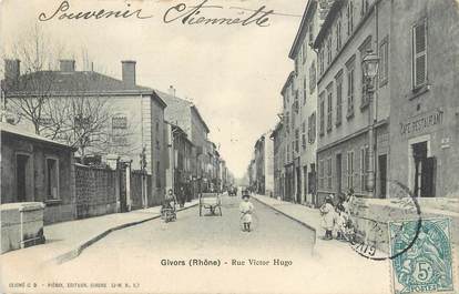 .CPA FRANCE 69 " Givors,  Rue Victor Hugo"