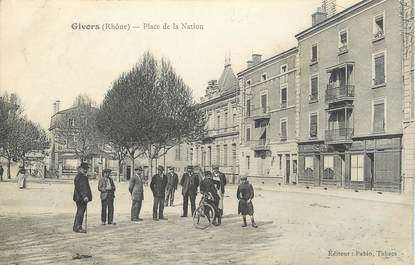 .CPA FRANCE 69 " Givors, Place de la Nation "