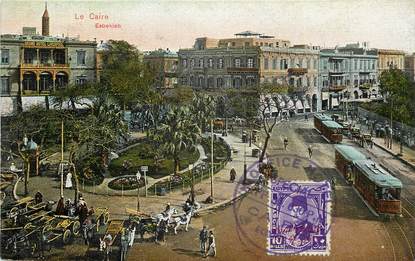 CPA EGYPTE "Le Caire" / TRAMWAY