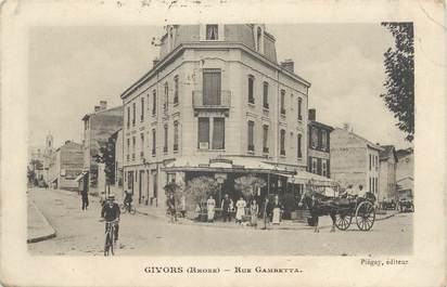 .CPA FRANCE 69 " Givors,  Rue Gambetta"