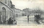 69 RhÔne .CPA FRANCE 69 " Givors,  Le quai du Rhône"/ INONDATIONS