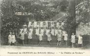 69 RhÔne .CPA FRANCE 69 "Les Halles, Pensionnat du Château, le théâtre de verdure"