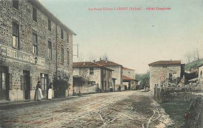 .CPA  FRANCE 69 "Légny, Les Ponts Tarrets, Hôtel Chapiron"