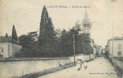 .CPA  FRANCE 69 "Lancié, Entrée du bourg"