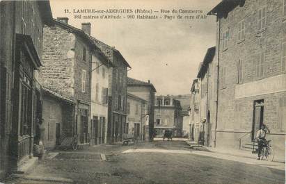 .CPA  FRANCE 69 " Lamure sur Azergues, Rue du commerce"