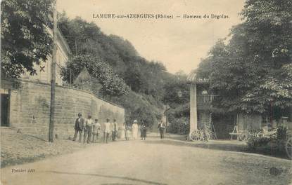 .CPA  FRANCE 69 " Lamure sur Azergues, Hameau du Dégolas"