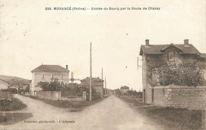 .CPA  FRANCE 69 " Morancé, Entrée du bourg"