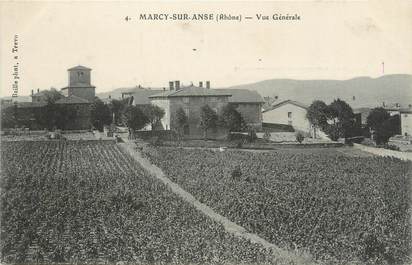 .CPA  FRANCE 69 " Marcy  sur Anse, Vue générale"