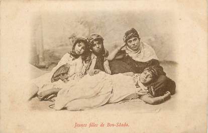 CPA ALGERIE "Jeunes filles de Bon Sâada"