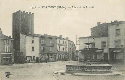 .CPA FRANCE 69 " Mornant, Place de la Liberté"