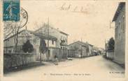 69 RhÔne .CPA FRANCE 69 " Meyzieu, Rue de la Gare"