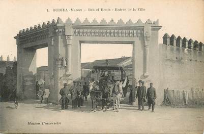 CPA MAROC "Oudjda, entrée de la ville"