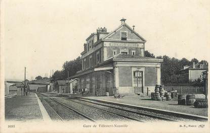 .CPA FRANCE 69 " Villevert Neuville, La gare"