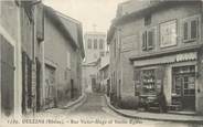 69 RhÔne .CPA FRANCE 69 " Oullins, Rue Victor Hugo et vieille église"