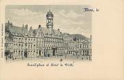 Belgique CPA BELGIQUE "Mons, grande place et Hotel de ville"