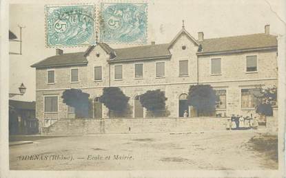 .CPA FRANCE 69 " Odenas, Ecole et Mairie"