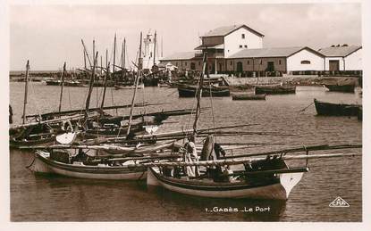 CPSM TUNISIE  "Gabès, le port "