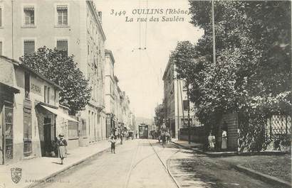 .CPA FRANCE 69 " Oullins,  Rue des Saulées "