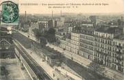 94 Val De Marne CPA FRANCE 94 "Vincennes, avenue Aubert et ligne du chemin de fer" / TRAIN