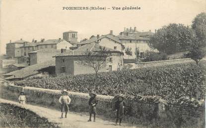 .CPA FRANCE 69 " Pommiers, Vue générale"