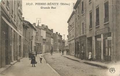 .CPA FRANCE 69 "Pierre Bénite, Grande rue"