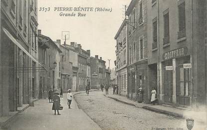 .CPA FRANCE 69 "Pierre Bénite, Grande  rue"