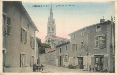 .CPA  FRANCE 69 " Rillieux, Quartier de l'église"