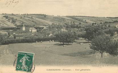 CPA FRANCE 89 "Cerisiers, vue générale"