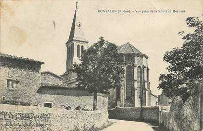 .CPA  FRANCE 69 " Rontalon, Vue prise de la Route de Mornant"