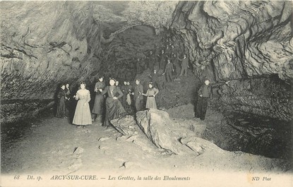 CPA FRANCE 89 "Arcy sur Cure, les Grottes, la salle des Eboulements"