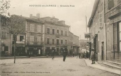 .CPA  FRANCE 69 "Soucieu en Jarret, Grande rue"