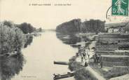 89 Yonne CPA FRANCE 89 "Pont sur Yonne, un coin du Port"