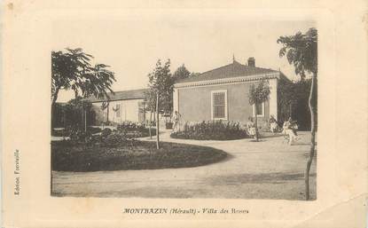 .CPA   FRANCE 34  "Montbazin, Villa des roses"