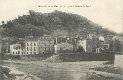 .CPA   FRANCE 34  "Lodève, La Lergue quartier du Barry"