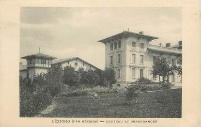 .CPA  FRANCE 34 "Lézigno, Château et dépendances"