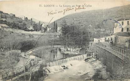 .CPA  FRANCE 34 "Lodève, La Lergue au Pont de Celles"