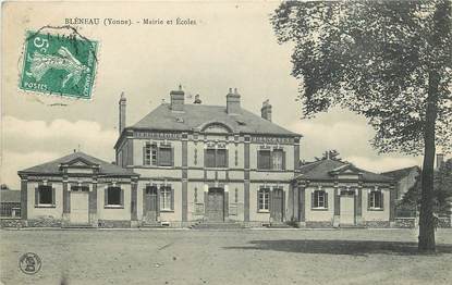 CPA FRANCE 89 "Bléneau, Mairie et Ecoles"