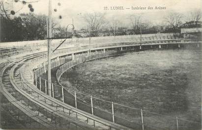 .CPA  FRANCE 34 " Lunel, Intérieur des Arènes"