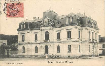 CPA FRANCE 89 "Sens, Banque La Caisse d'Epargne"