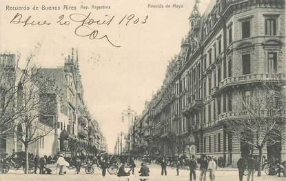 CPA ARGENTINE  "Buenos Aires, avenida de Mayo"