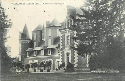 .CPA  FRANCE 37 "Villedomer, Château de Beauregard"