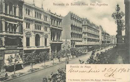  CPA ARGENTINE  "Buenos Aires, avenida de Mayo"