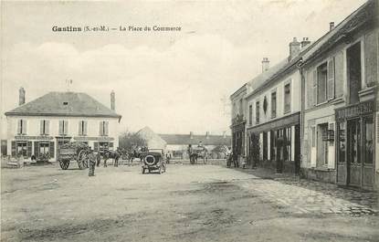 CPA FRANCE 77  "Gastins, La Place du Commerce"