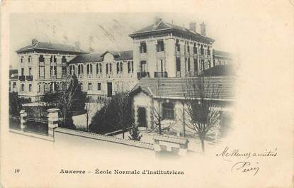 CPA FRANCE 89 "Auxerre, Ecole normale d'Institutrices"