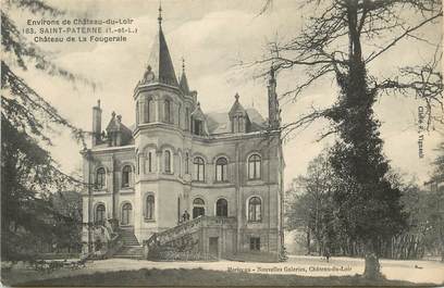 .CPA  FRANCE 37 "St Paterne, Environs de Château du Loir, Château de la Fougeraie"