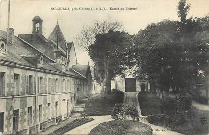 .CPA  FRANCE 37 "St Louans, Entrée du prieuré"