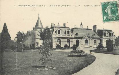 .CPA  FRANCE 37 "ST Avertin, Château du Petit Bois"
