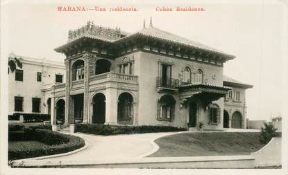 CPA CUBA "Habana, une résidence cubaine"